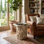 Antique Stone Corinthian Column Pedestal for Indoor and Outdoor Display
