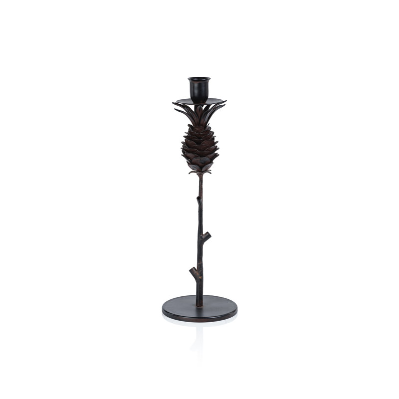 Porte-bougie Pinecone Design, H 13 po x l 4,5 po x P 4,5 po