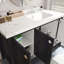 Kardelen 1200 mm Freestanding Single Bathroom Vanity with One Tap Hole Marble Basin-1308957736