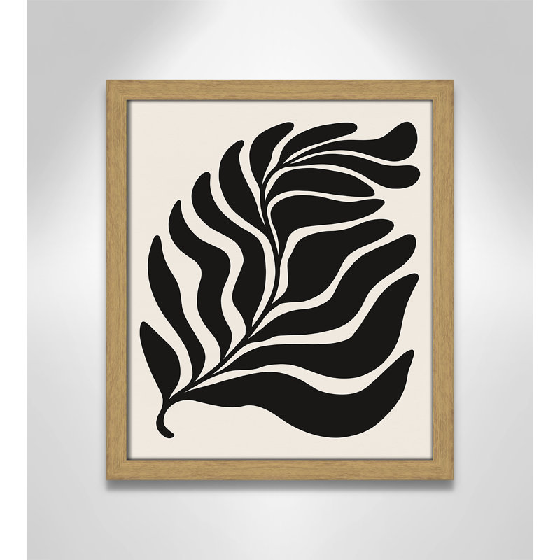 «Flow of Nature Print» par Royle, Grain de bois naturel, L 13 po x H 15 po, Impression encadrée