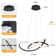 Jahzlynn 1 - Light Dimmable Unique Modern Linear LED Chandelier