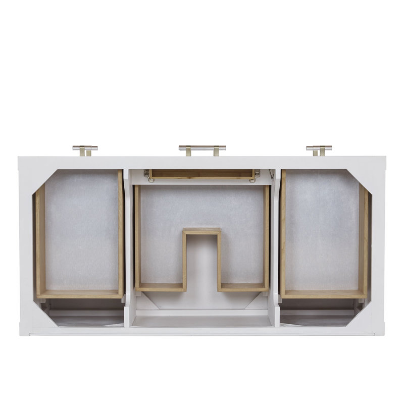 Olena 48'' W Single Vanity, Single-Hole, White Zeus 