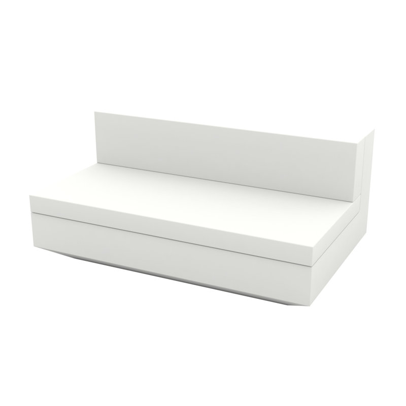 Vela - Canapé modulaire sans accoudoirs XL - Basic, Blanc