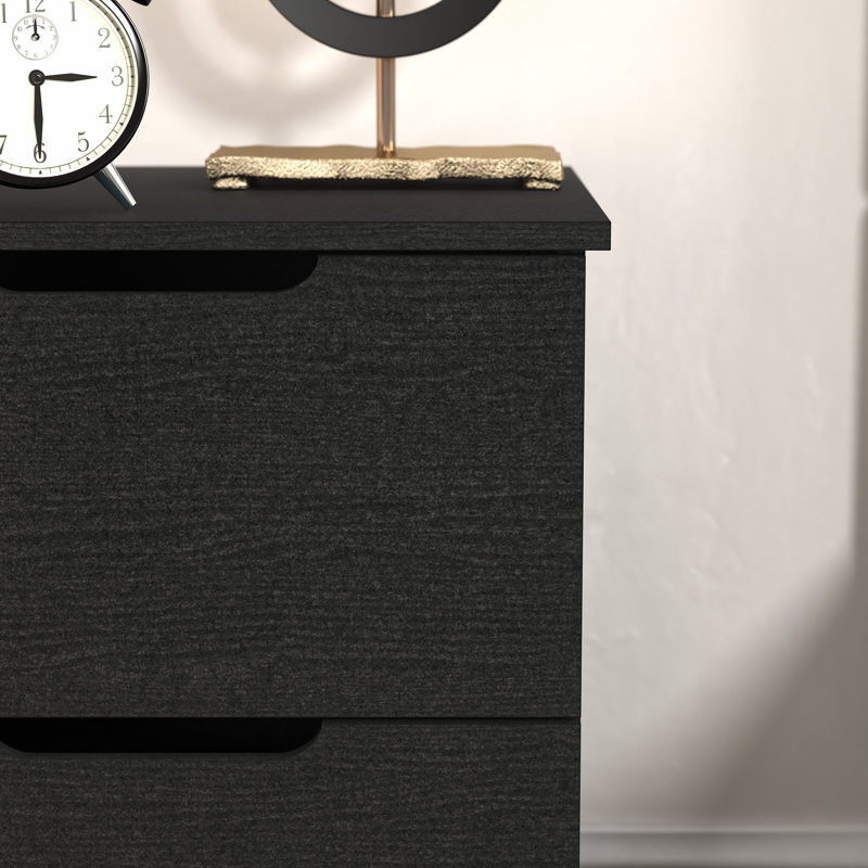 Aroob Bedroom Set, Black Oak