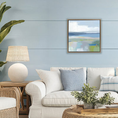 Cadre flottant Quiet Cove Impression, design par Mona Grace