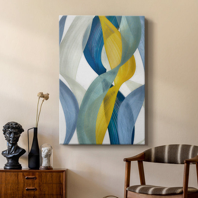 Bandes horizontales II - galerie Cavas sur mesure, H 18 po x l 12 po