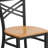 Prompton 'X'' Metal Restaurant Chair-264507925-158781930