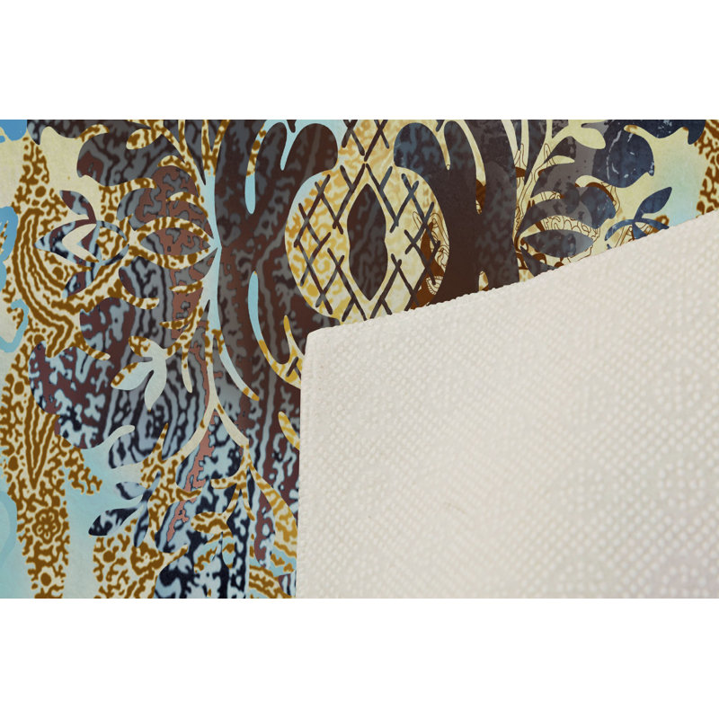 Premium Hall Carpet (3.3 x 6.6 ft), 100% Polyester, 0.4 in Pile Height | Antibacterial, Non-Slip PVC Dot Underside | Machine Washable, 3D Digital Printing | Ideal for Living Room, Bedroom, and Entryway Decor