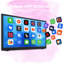 Smart TV JYXCN de 65 pouces avec télécommande infrarouge et profils multi-utilisateurs Système à double OS et multi-touch pour le salon, le bureau et la chambre à coucher