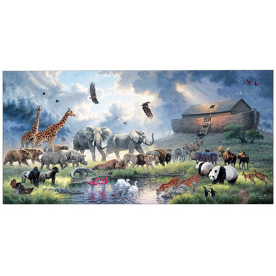 Wall Plaque Noahs Ark 40x20 MDF