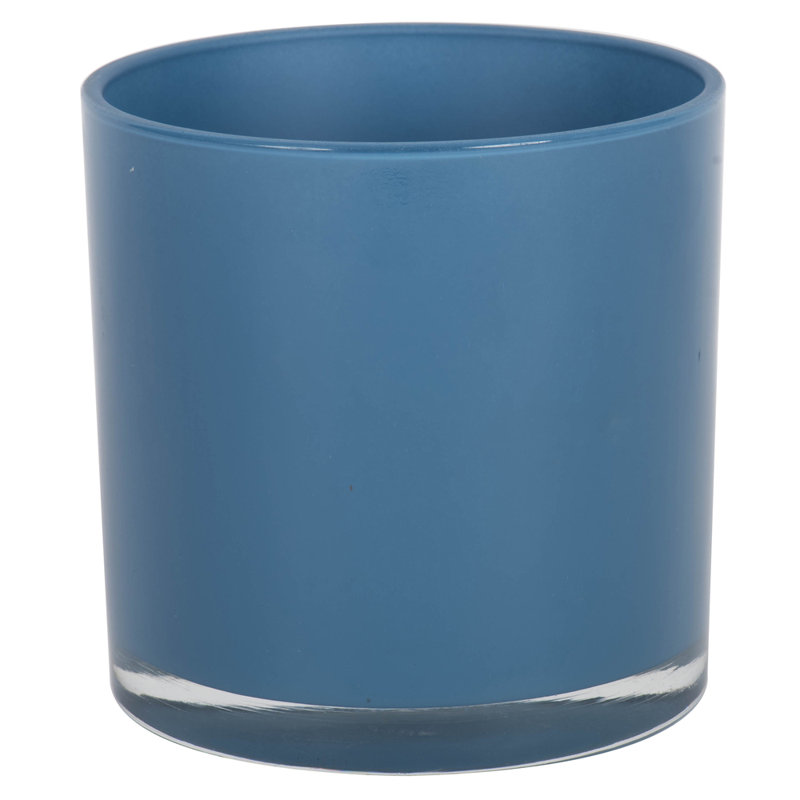 Contenant rond en verre peint 6 "Ashe, Hydro