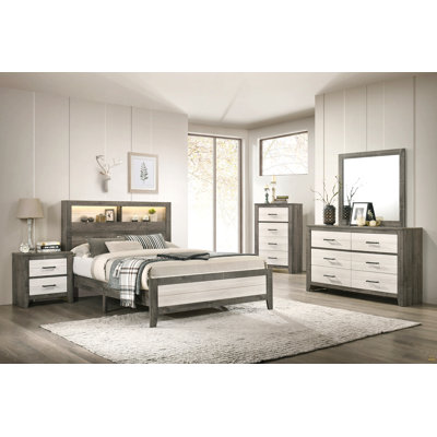 Lit plateforme avec rangement 1pc