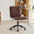 Faux Leather Mid Back Swivel Computer Task Desk Chair-101109633-91696633