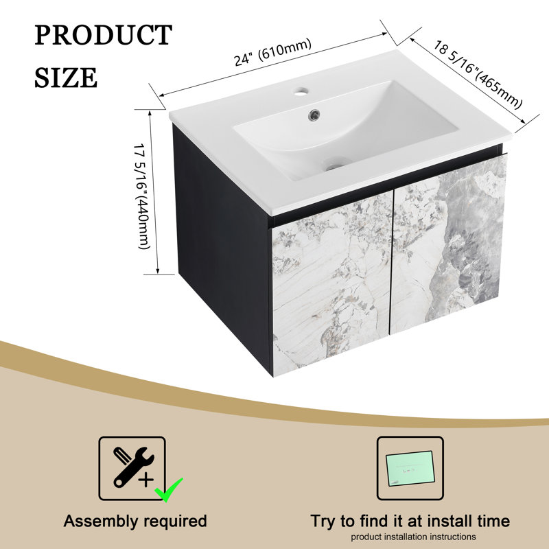 Meuble-lavabo simple avec plateau 24,03 Dubach