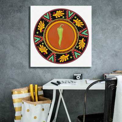 «Talavera Tex-mex 4» par Art Licensing Studio, art mural sur toile