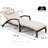 Outdoor Lounge Chairs,2pcs Wicker Pool Chaise Lounge Chairs,Patio Folding Chaise Lounge,5-Position Adjustable-1508711364