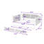 Lit de jour en bois avec lit gigogne et fabrication durable-111826421-111826420