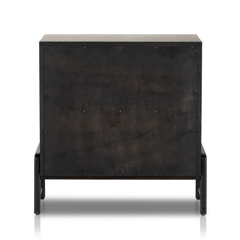 Rosedale 3 Drawer Dresser-Yucca Oak Veneer, Ebony Oak