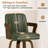 26" Upholstered Swivel Counter & Bar Stool with Armrest-332863166-302295351