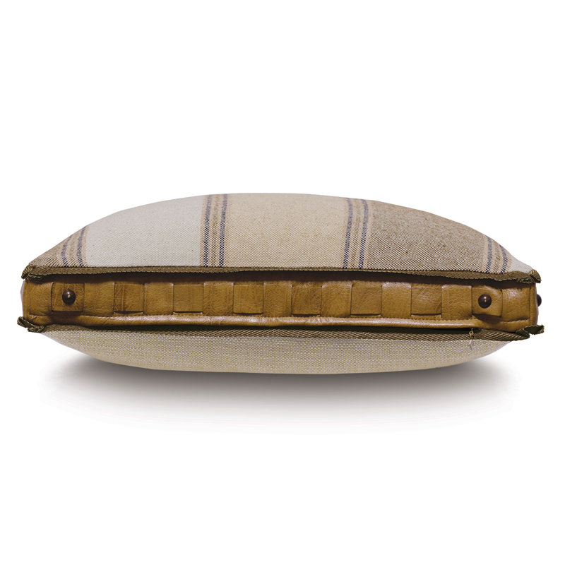 Aiden Linen Square Pillow Cover & Insert