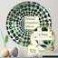 Miroir décoratif Green Techno Fusion Maze - Cercles concentriques-101223561