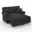 Canapé-lit en chenille avec coussin amovible-1171106375