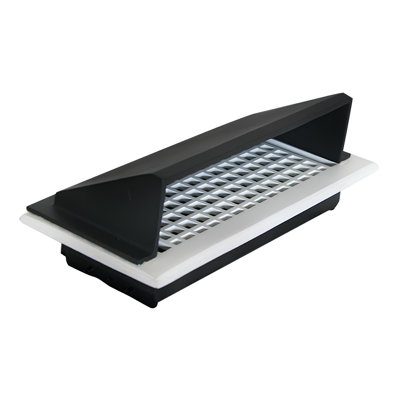 Déflecteur de 2 po x 14 po en fonte d'aluminium incassable | Diffuseur d'air et de chaleur