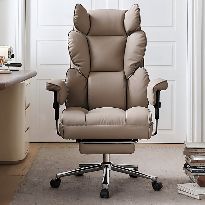 Brown Ergonomic Office Chair, Executive Boss Chair