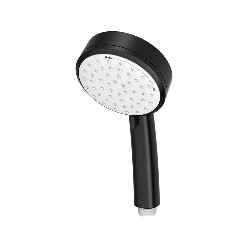 Pomme de douche à main multifonctions Tempesta, Noir mat
