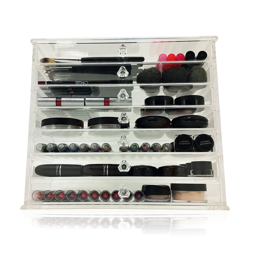 Stillwater Acrylic Makeup Organizer The Holiday Aisle®