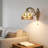 1 - Light Tiffany-Style Stained Glass Wall Sconce With Pull Chain