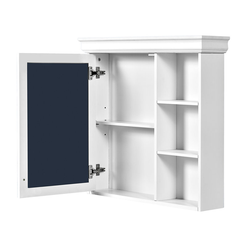 30'' X 28'' Bathroom Medicine Cabinet With Mirror, White