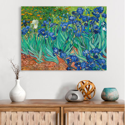 Irises by Vincent Van Gogh - 1 Piece Wrapped Canvas Wall Art