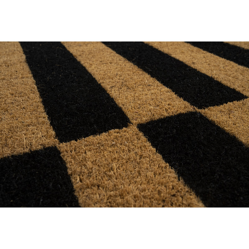Alternating Coir Doormat, 24" W x 60" L
