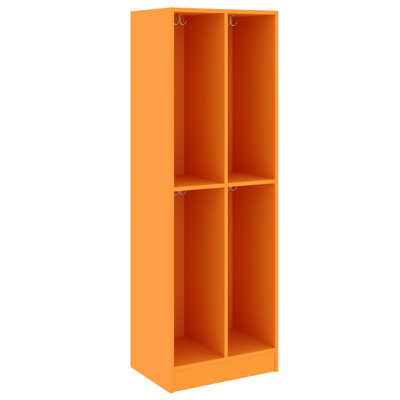 Double Wide Four Compartment Classroom Cabinet Locker