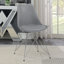 Chaise d'appoint rembourrée (ensemble de 2)