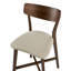 Upholstered Counter Stool with Solid Wood Frame-1672698105