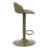 Contemporary Metal and Fabric Adjustable Air-Lift Stool, Set of 2-1822175976
