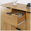 Buffet avec rangement, armoire à café en bois, armoire à 3 tiroirs et 2 portes, armoire à buffet