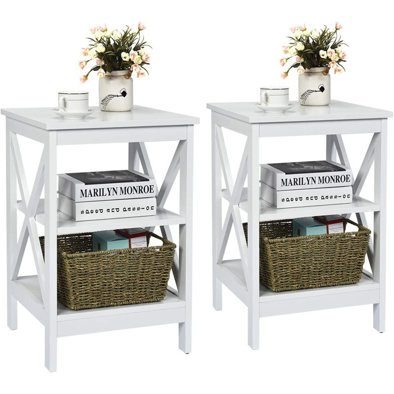Pulaski Side Table Set, White