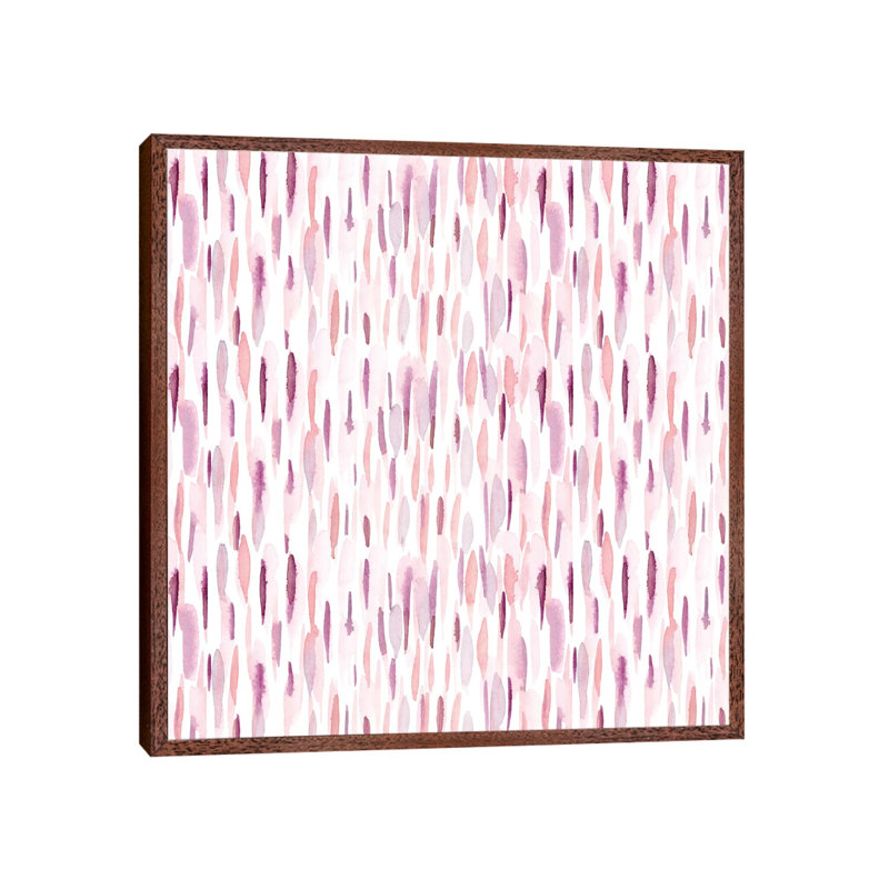Beauty & Light II by Stephanie Ryan - Painting on Canvas, Classic Brown Wood Floater Framed, 66.04cm H x 66.04cm W x 3.81cm D