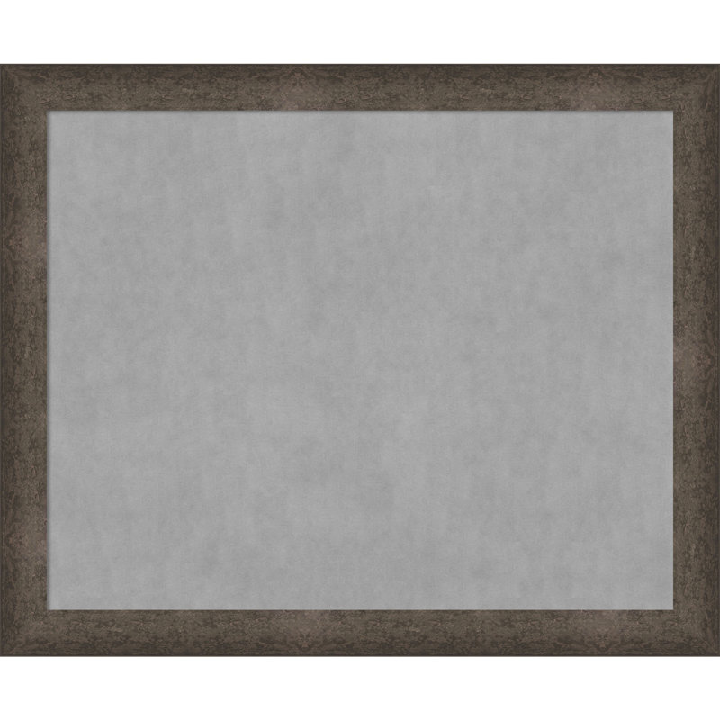 Tableau magnétique encadré bronze tacheté clair, H 37 po x l 45 po