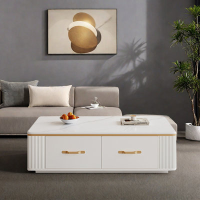 New solid wood floor-standing coffee table