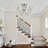 4-Light Modern Glam Metal & Crystal Flush Mount Ceiling Light