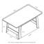 Table basse à 4 pieds Granby-33135941