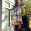 Drapeau Cowboy Welcome House-112699243