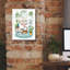 Toile épique Graffiti «Urban Jungle Bath 3» par Mary Urban, 26 po x 30 po-781493111