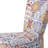 Blue And Gold Ethnic Patchwork - Upholstered Patterned Accent Side Chair