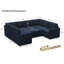 Canapé modulaire en chenille Seybert-1470483914