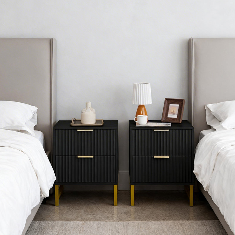 50cm W Plastic Bedside Table